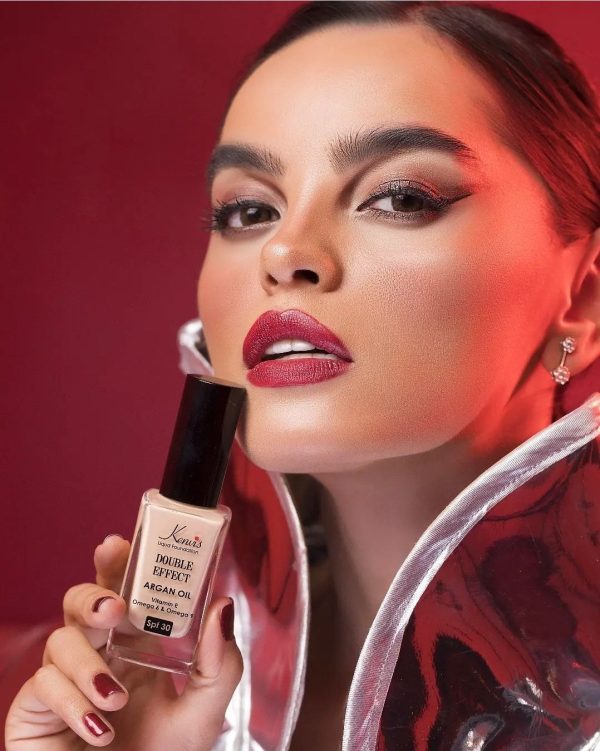 کرم پودر کنویس دارای SPF30 حاوی روغن آرگان و آلوئه ورا
