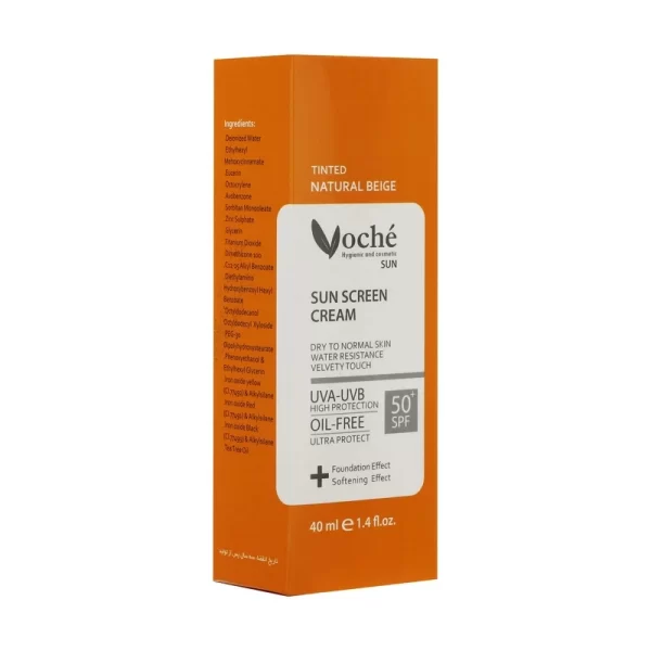 کرم ضد آفتاب رنگی وچه SPF50 مدل Ultra Protect مناسب انواع پوست حجم 40 میلی لیتر