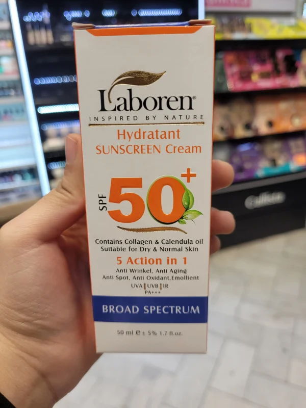 ضد آفتاب بدون رنگ +SPF50 مناسب پوست خشک و نرمال لابورن