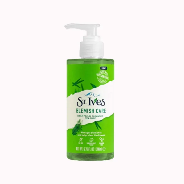 شوینده صورت ضدجوش سنت ایوز مدل چای سبز (Acne Control)