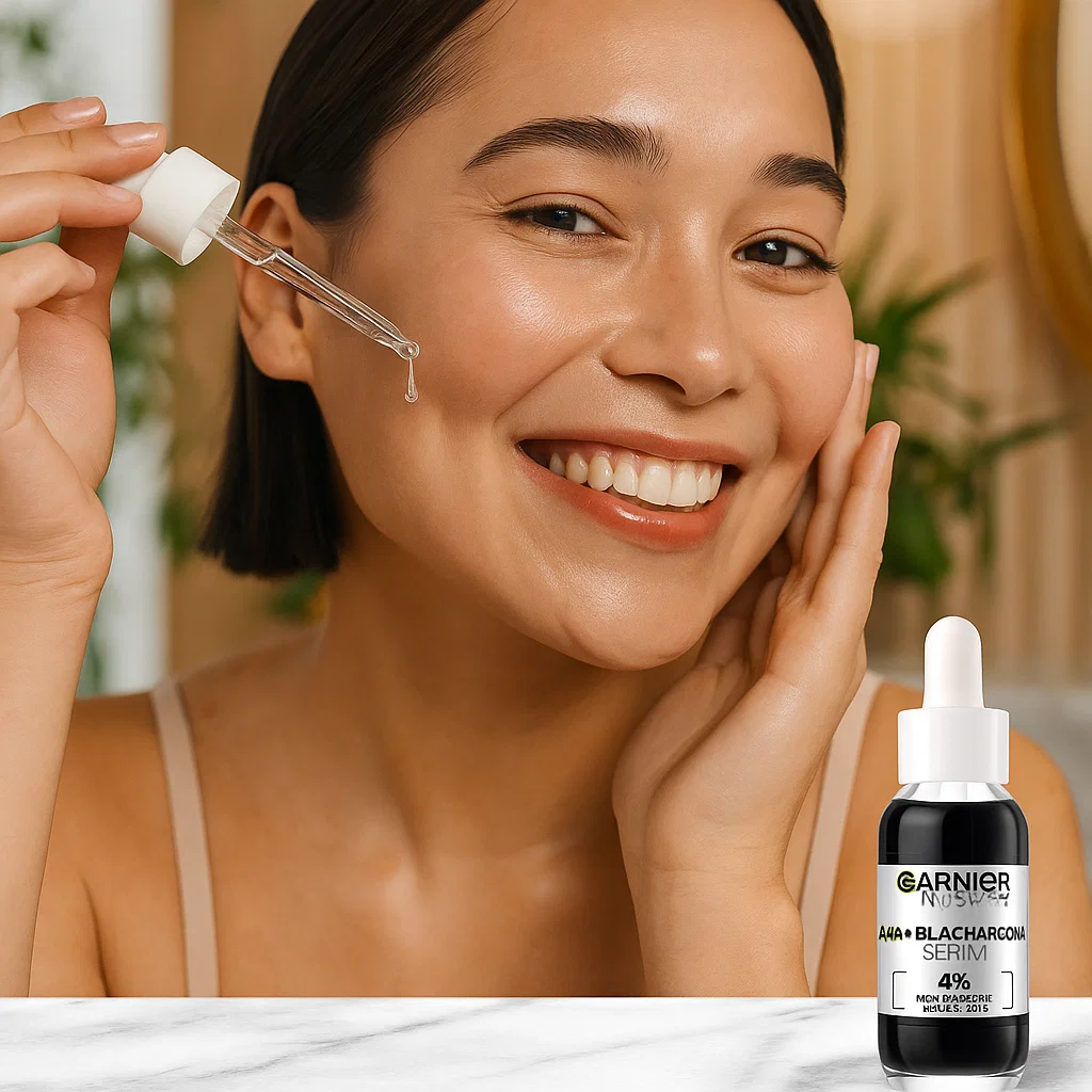 سرم لایه بردار زغال گارنیر AHA+BHA