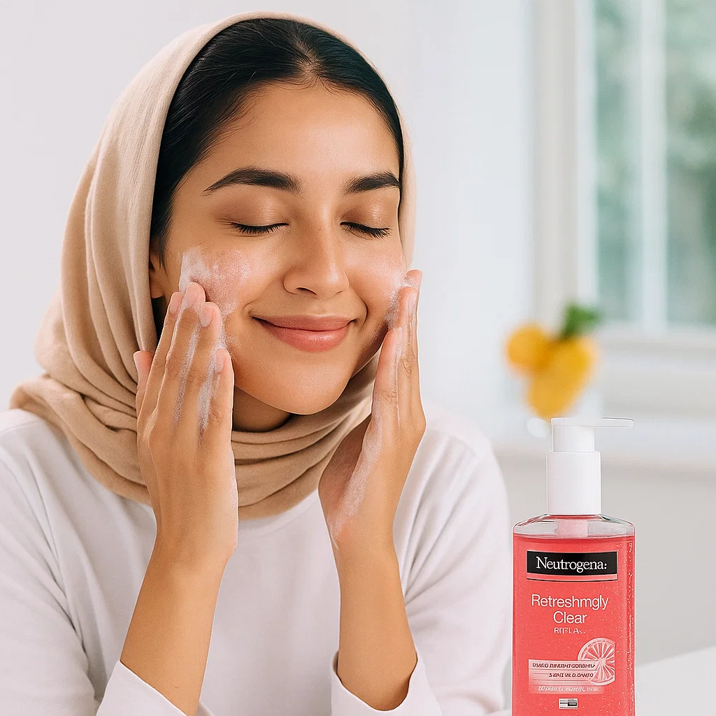 ژل شستشوی صورت نوتروژینا حاوی عصاره گریپ فروت