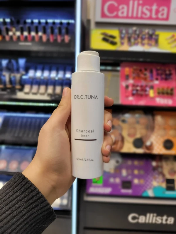 تونر صورت زغال اکتیو و اکالیپتوس دکتر سی تونا اصل Dr.C.Tuna Charcoal Toner 125ML