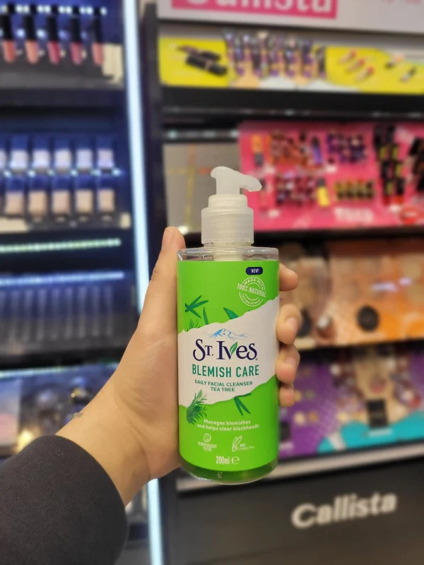 شوینده صورت ضدجوش سنت ایوز مدل چای سبز (Acne Control)
